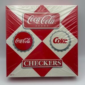 New in Box Coca-Cola Checkers Game